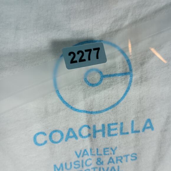 Coachella Music Festival Tank Top Unisex Size Small White Graphic Muscle Tee - Picture 8 of 8